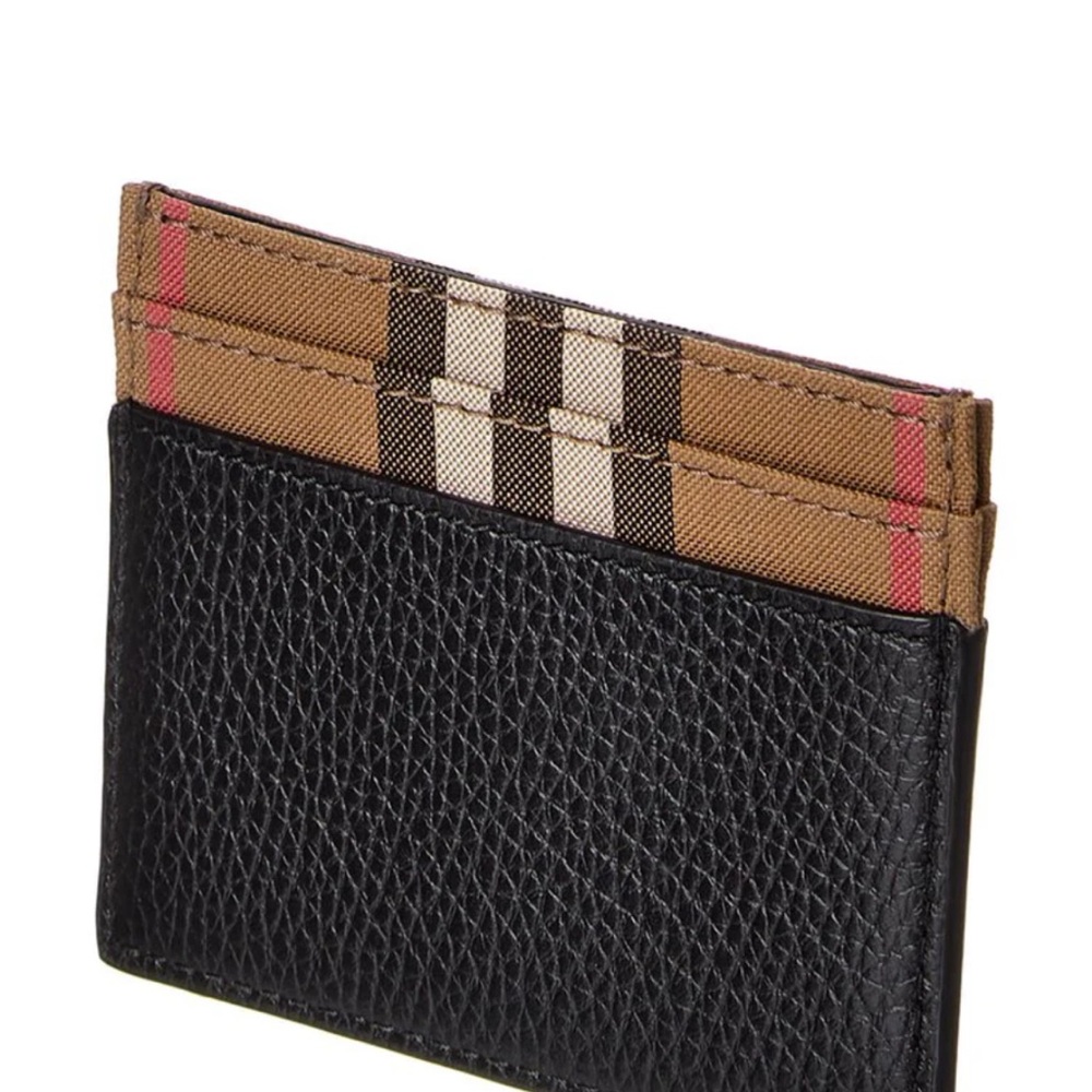 Burberry Black and Tan Card Holder - Picture 3 of 6